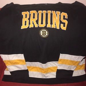 Boston Bruins quit long sleeve jersey shirt